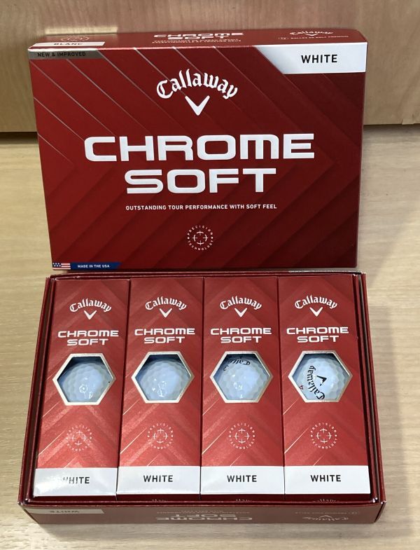 【新品】キャロウェイ CHROME SOFT ボール 2ダース セット