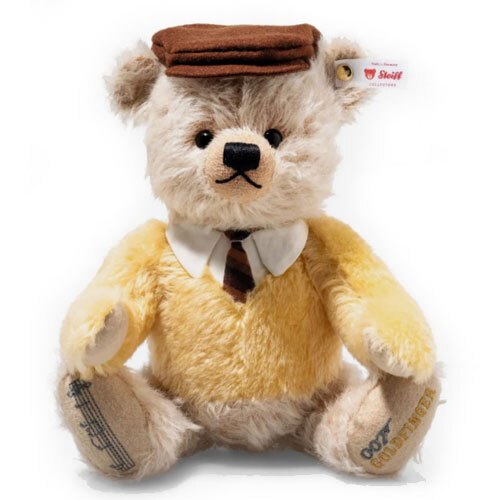 ★海外より、新品 Steiff #007644 オーリック・ゴールドフィンガー テディベア、モヘア、28cm 世界限定1964体★