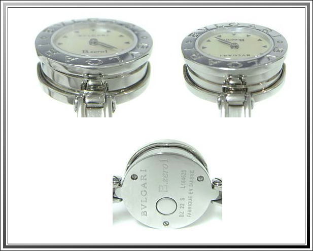* прекрасный товар BVLGARI/ BVLGARY BZ22S B-zero1/ Be Zero One браслет часы женские наручные часы белый ракушка циферблат включая доставку и налог!