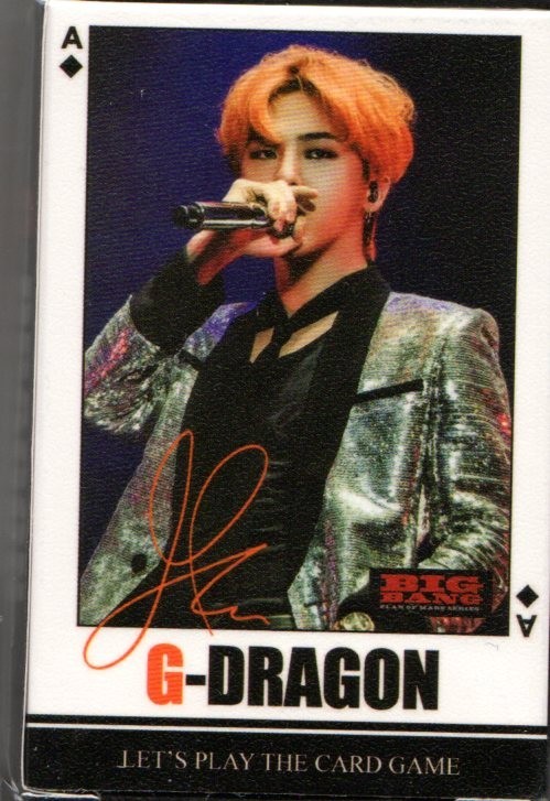 韓国　K-POP ☆BIG BANG ビックバン　G-DRAGON☆トランプ_画像1