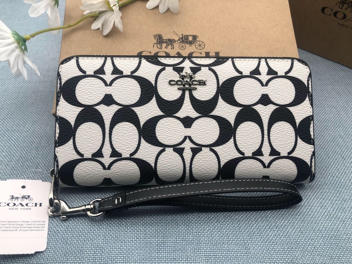 COACH 財布 コーチ 長財布 レザー シグネチャー メンズ COACH 財布 コーチ 長財布 レザー シグネチャー メンズ