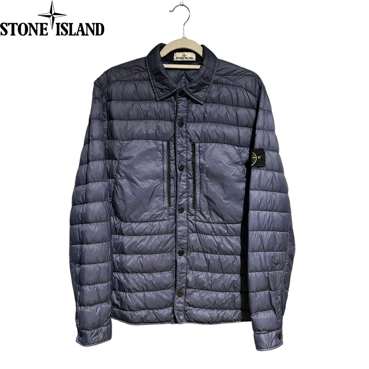 STONE ISLAND YARN DOWN SHIRT ダウンジャケット Lサイズ ダウン STONE ISLAND YARN DOWN SHIRT ダウンジャケット Lサイズ ダウン