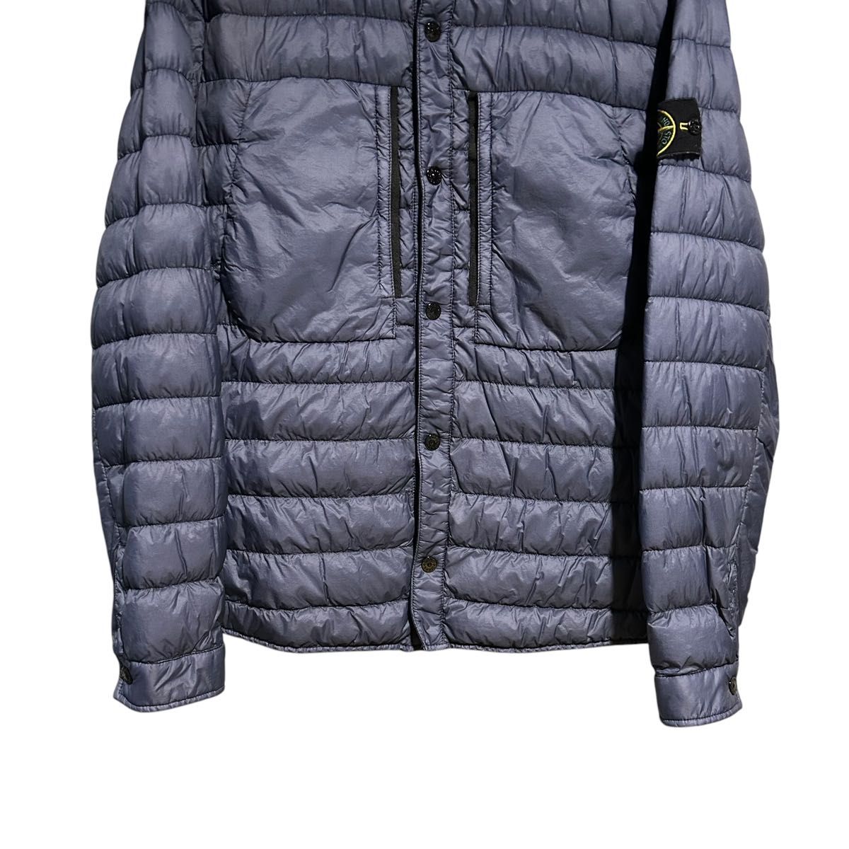 STONE ISLAND YARN DOWN SHIRT ダウンジャケット Lサイズ ダウン STONE ISLAND YARN DOWN SHIRT ダウンジャケット Lサイズ ダウン