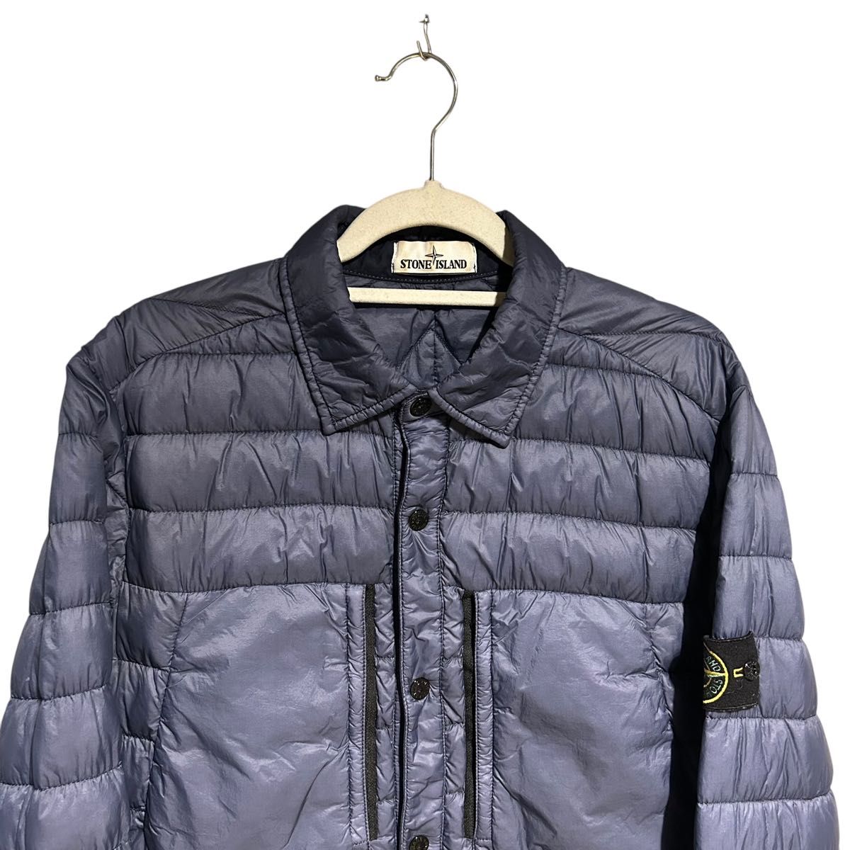 STONE ISLAND YARN DOWN SHIRT ダウンジャケット Lサイズ ダウン STONE ISLAND YARN DOWN SHIRT ダウンジャケット Lサイズ ダウン