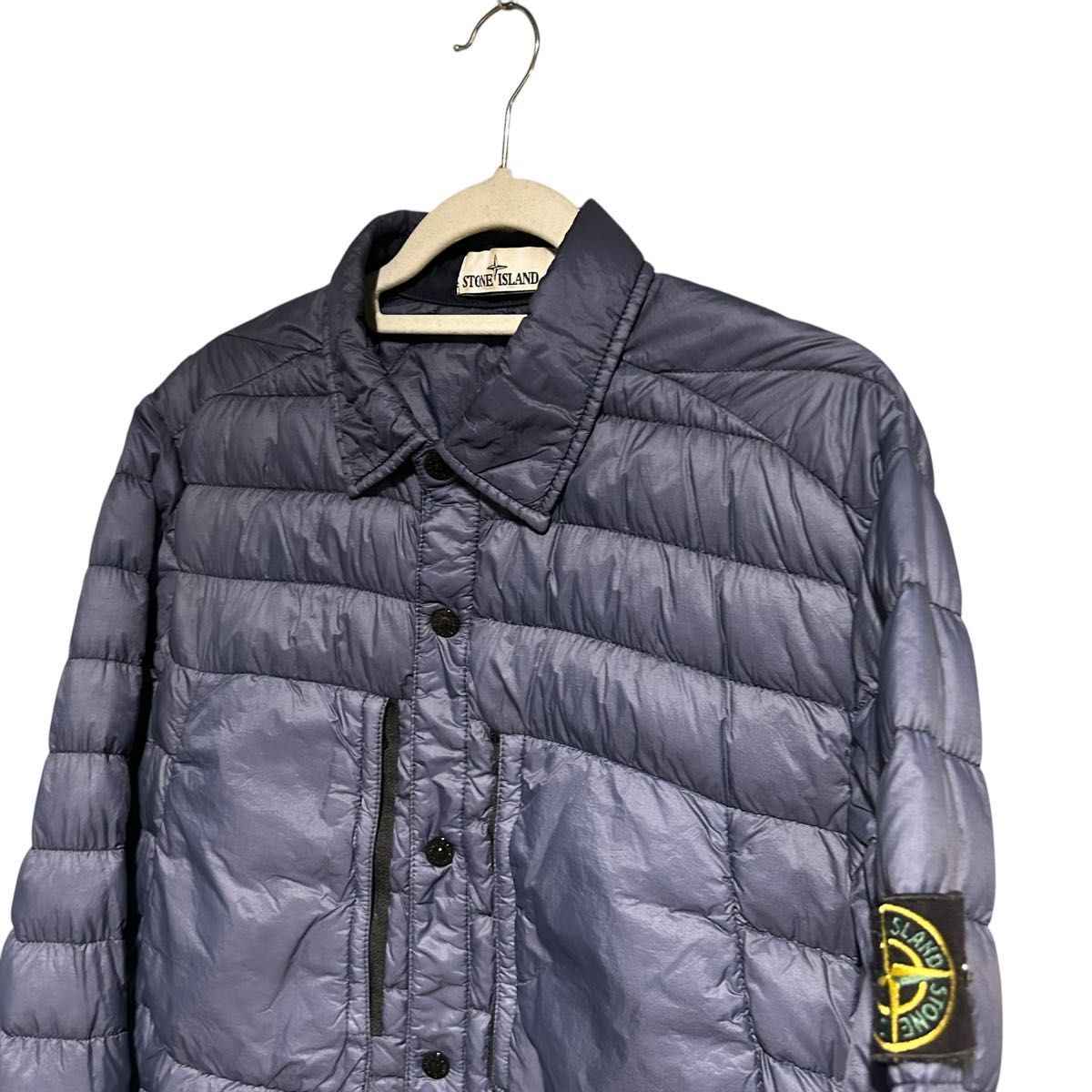 STONE ISLAND YARN DOWN SHIRT ダウンジャケット Lサイズ ダウン STONE ISLAND YARN DOWN SHIRT ダウンジャケット Lサイズ ダウン