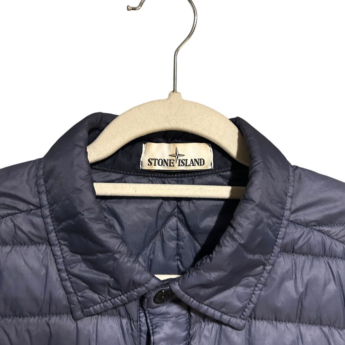 STONE ISLAND YARN DOWN SHIRT ダウンジャケット Lサイズ ダウン STONE ISLAND YARN DOWN SHIRT ダウンジャケット Lサイズ ダウン