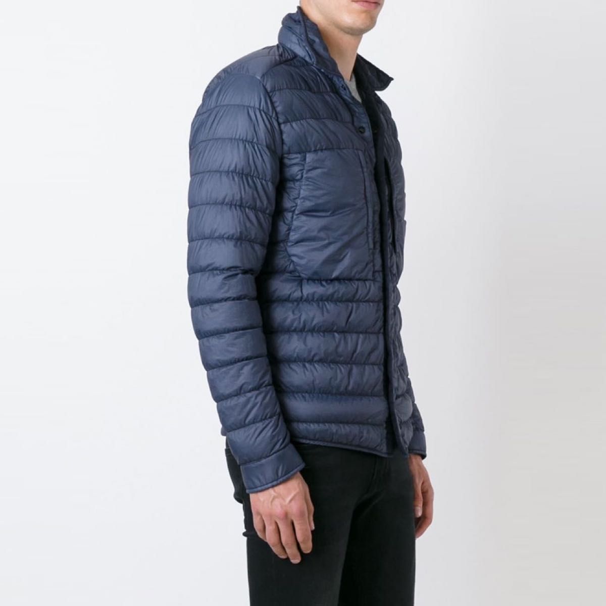 STONE ISLAND YARN DOWN SHIRT ダウンジャケット Lサイズ ダウン STONE ISLAND YARN DOWN SHIRT ダウンジャケット Lサイズ ダウン