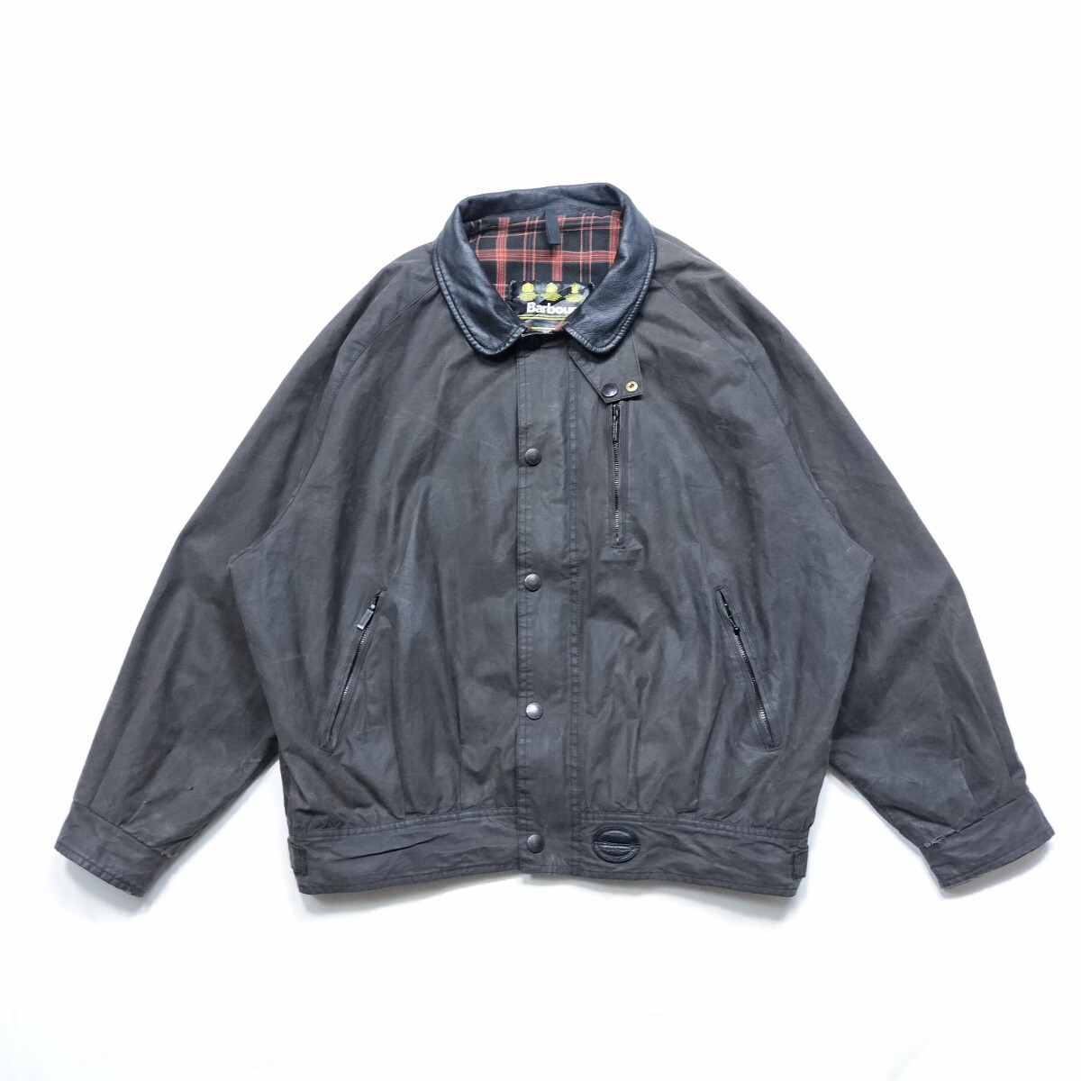 90s BARBOUR wax cotton blouson XL バブアー ワックスコットン 90s BARBOUR wax cotton blouson XL バブアー ワックスコットン