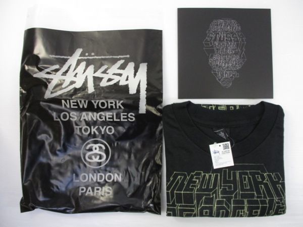 【【新品/タグ付き/冊子付】STUSSY(ステューシー)　ワールドツアー限定　DELTA NL　ブラック　サイズXL　Tシャツ_画像1