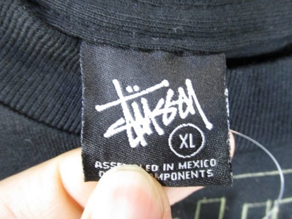 【【新品/タグ付き/冊子付】STUSSY(ステューシー)　ワールドツアー限定　DELTA NL　ブラック　サイズXL　Tシャツ_画像6