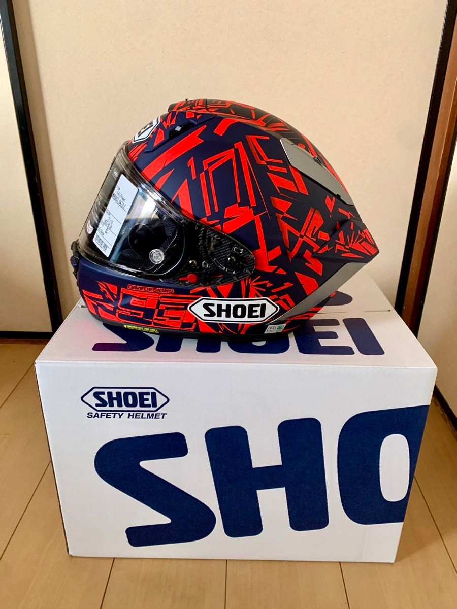 未使用 SHOEI X-Fifteen MARQUEZ DAZZLE S エックス 未使用 SHOEI X-Fifteen MARQUEZ DAZZLE S エックス