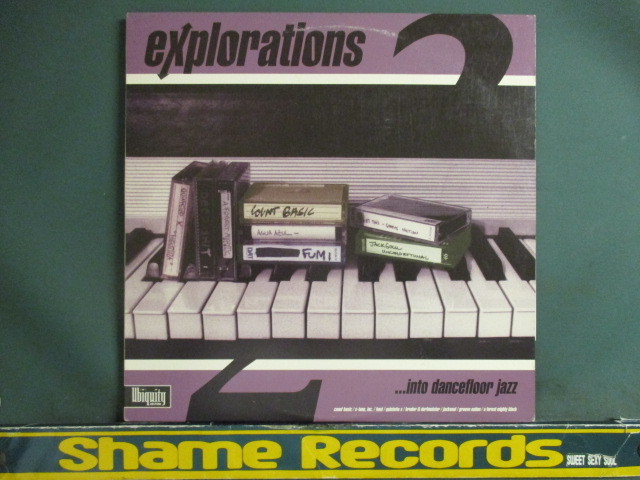 VA ： Explorations 2 ... Into Dance Floor Jazz LP // Club Jazz / Acid Jazz コンピ / Count Basic / S-Tone Inc. / 5点で送料無料_画像1