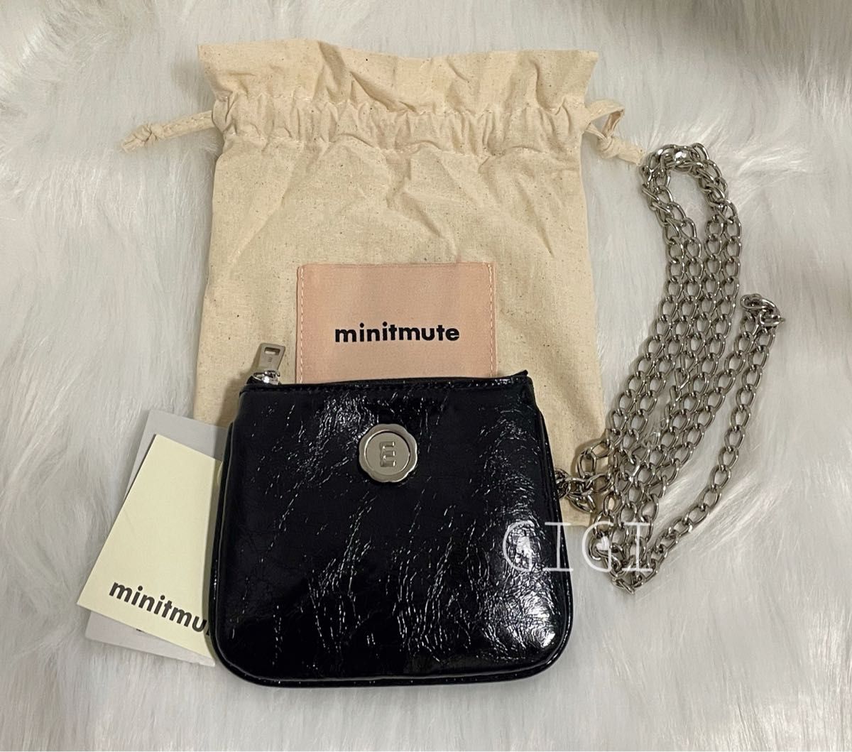 未使用 ミニミュート minitmute チェーン スモール ショルダー 未使用 ミニミュート minitmute チェーン スモール ショルダー