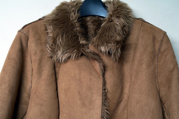 * warm!*PASSIONE* fake mouton fur jacket *