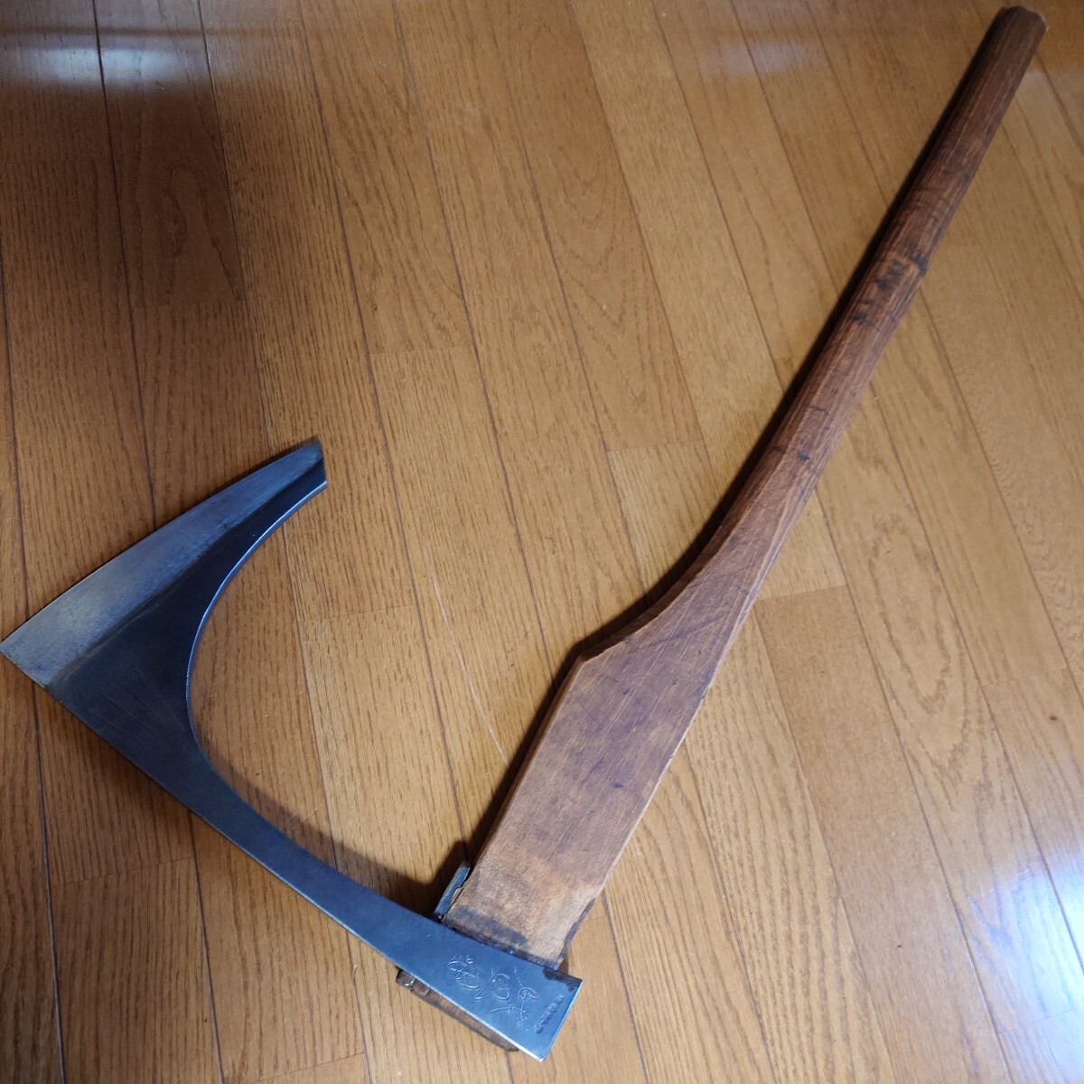 斧】最終値下げ 特大ハビロ 38cmヽまさかりヽおのヽ鉞ヽ古道具 斧】最終値下げ 特大ハビロ 38cmヽまさかりヽおのヽ鉞ヽ古道具