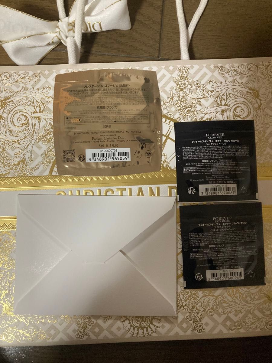田中みな実さん愛用おまけサンプル付新品Dior ディオール 田中みな実さん愛用おまけサンプル付新品Dior ディオール