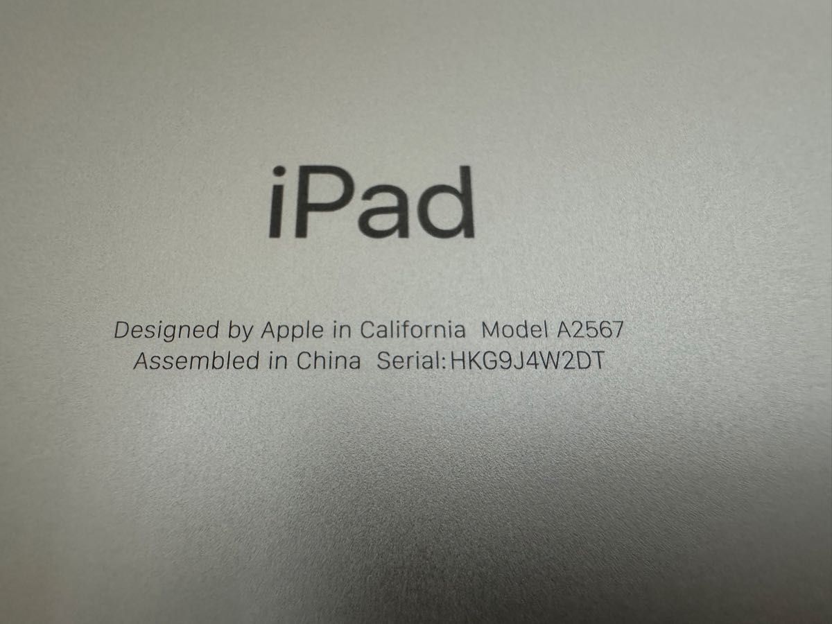 iPad Mini 第6世代 Wi-Fi 256GB スターライト MK7V3J/A A2567 iPad Mini 第6世代 Wi-Fi 256GB スターライト MK7V3J/A A2567