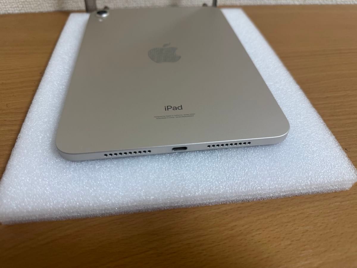 iPad Mini 第6世代 Wi-Fi 256GB スターライト MK7V3J/A A2567 iPad Mini 第6世代 Wi-Fi 256GB スターライト MK7V3J/A A2567