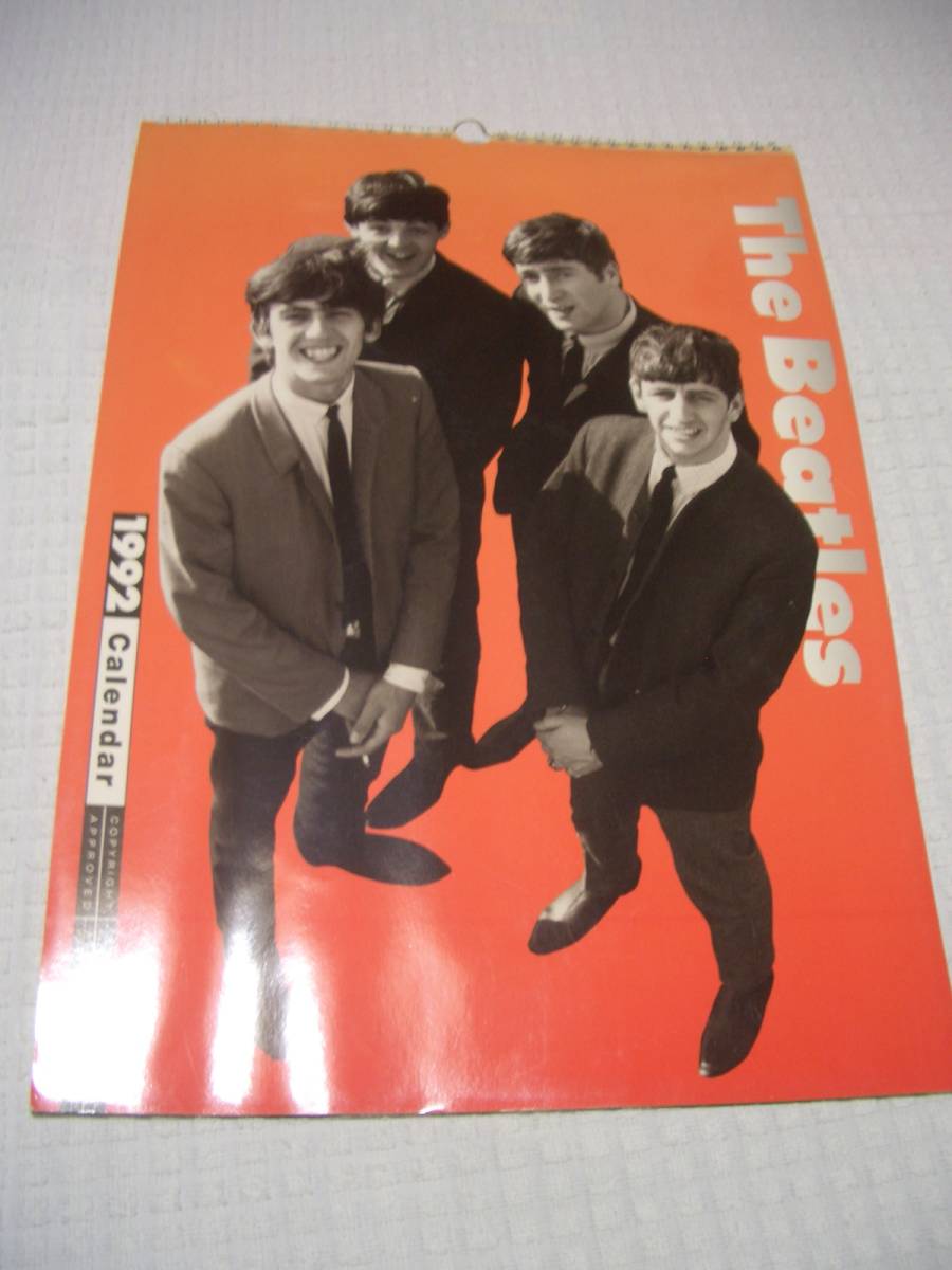 * retro *BOOK* редкий товар [THE BEATLES календарь 1992]Copyright APPROVED 30×42cm Beatles текущее состояние доставка подлинная вещь Vintage 