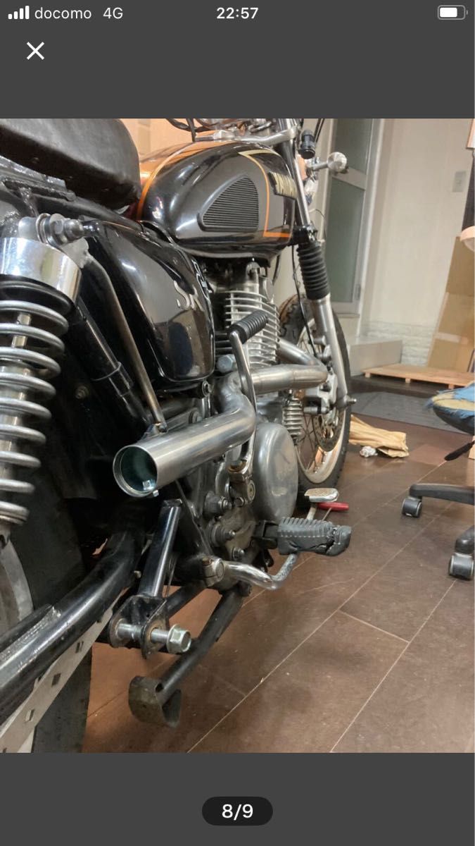 sr400 アップマフラー 耐熱黒塗装済み バンテージ巻き仕様 1jr sr400 アップマフラー 耐熱黒塗装済み バンテージ巻き仕様 1jr
