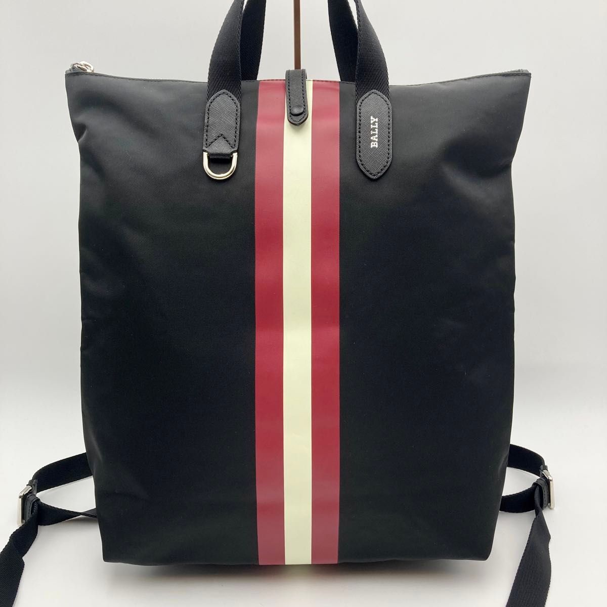 希少モデル【極美品】BALLY バリー リュック ナップサック 黒 希少モデル【極美品】BALLY バリー リュック ナップサック 黒