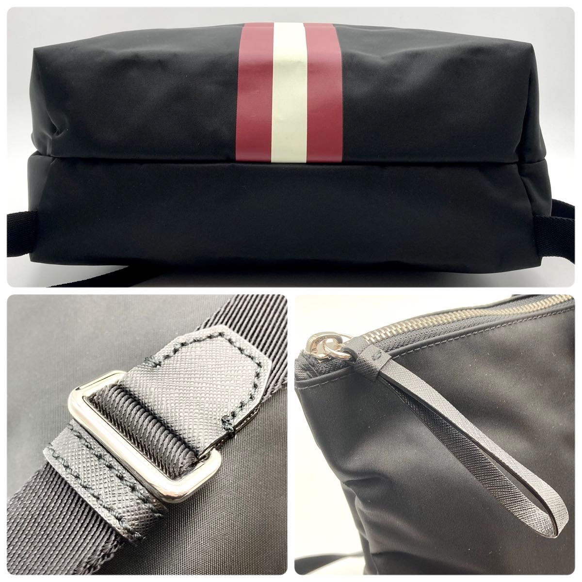 希少モデル【極美品】BALLY バリー リュック ナップサック 黒 希少モデル【極美品】BALLY バリー リュック ナップサック 黒