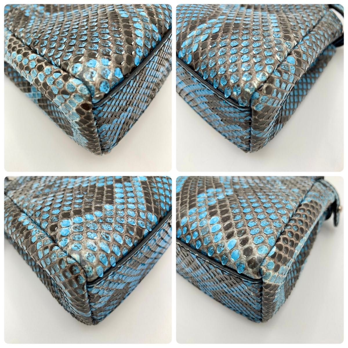 激レア【極美品】 FENDI フェンディ ピーカブー マイクロ ブルー 激レア【極美品】 FENDI フェンディ ピーカブー マイクロ ブルー