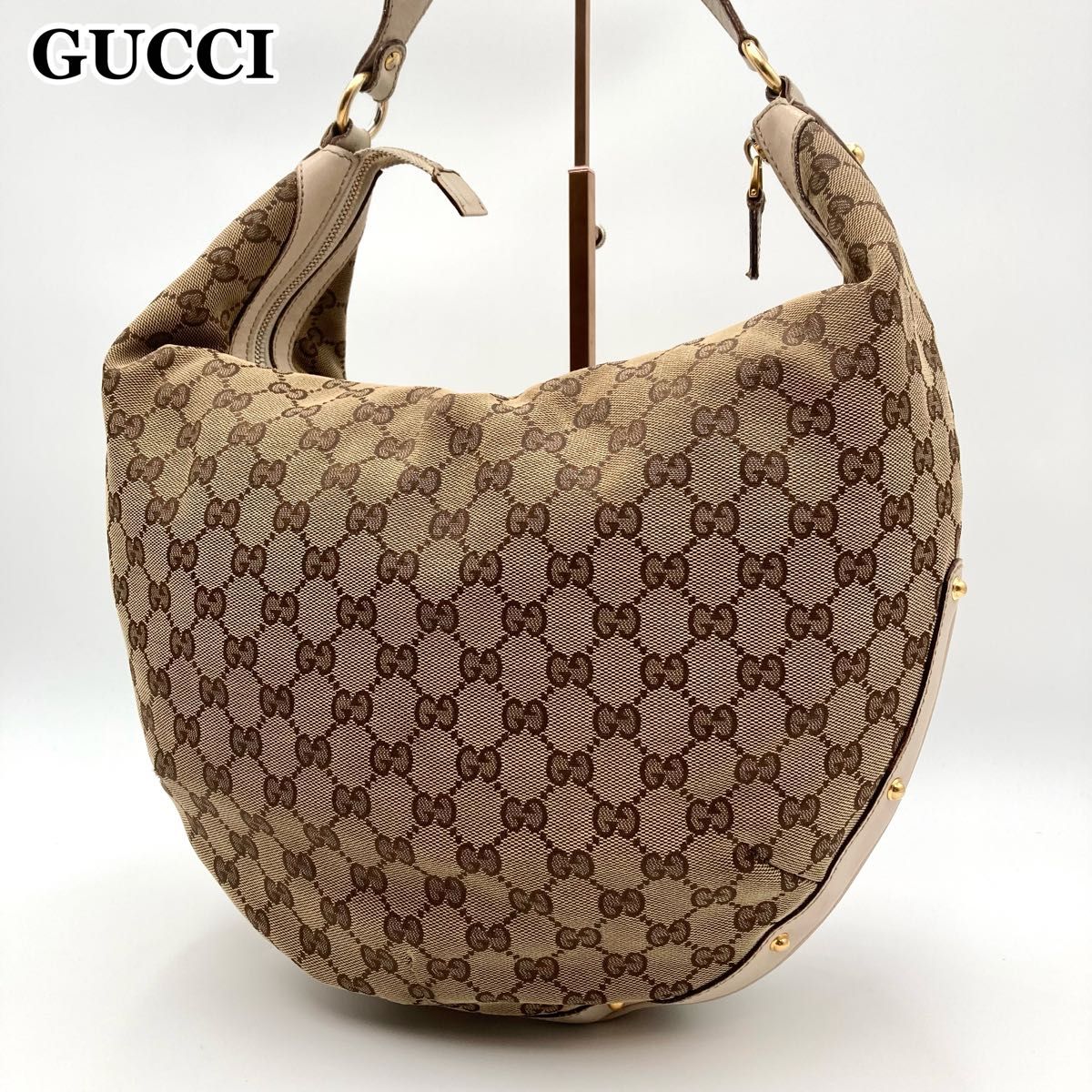 激レア【美品】GUCCI グッチ ワンショルダーバッグ GGキャンバス 激レア【美品】GUCCI グッチ ワンショルダーバッグ GGキャンバス