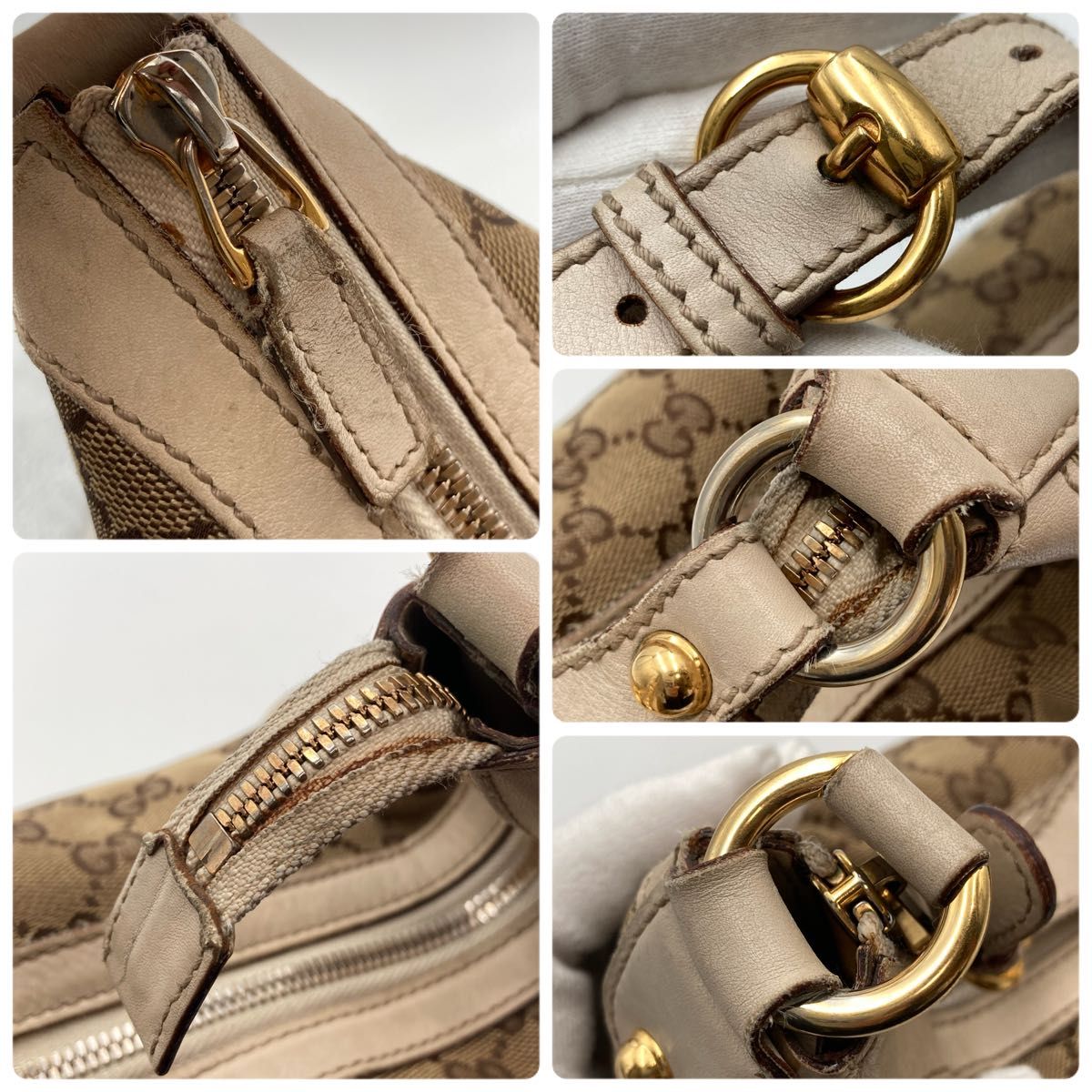 激レア【美品】GUCCI グッチ ワンショルダーバッグ GGキャンバス 激レア【美品】GUCCI グッチ ワンショルダーバッグ GGキャンバス