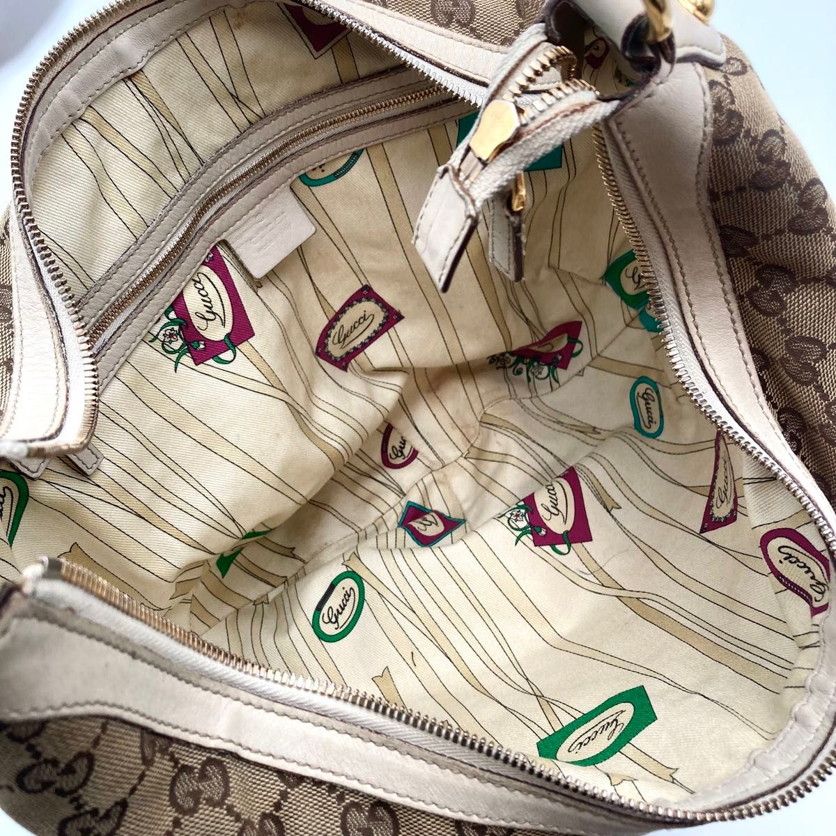 激レア【美品】GUCCI グッチ ワンショルダーバッグ GGキャンバス 激レア【美品】GUCCI グッチ ワンショルダーバッグ GGキャンバス