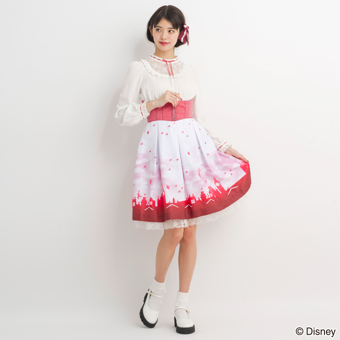 DLP限定 ディズニーパリ メリーポピンズ ドレス ワンピース シークレットハニー ディズニー コラボ メリーポピンズ