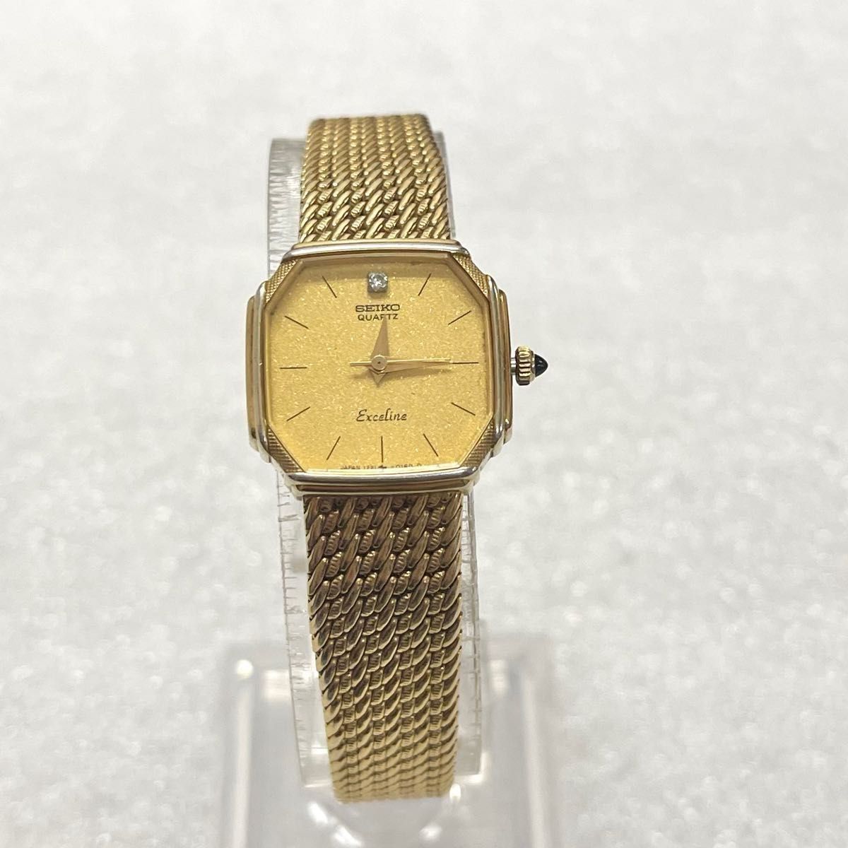 稼働 美品 SEIKO EXCELINE 80年代 エクセリーヌ ダイヤモンド 稼働 美品 SEIKO EXCELINE 80年代 エクセリーヌ ダイヤモンド