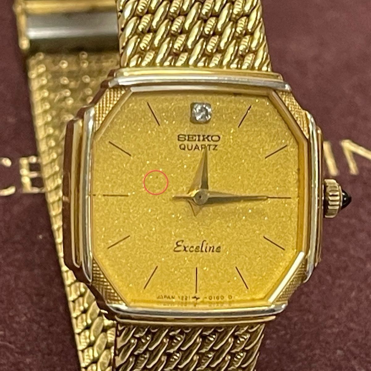 稼働 美品 SEIKO EXCELINE 80年代 エクセリーヌ ダイヤモンド 稼働 美品 SEIKO EXCELINE 80年代 エクセリーヌ ダイヤモンド