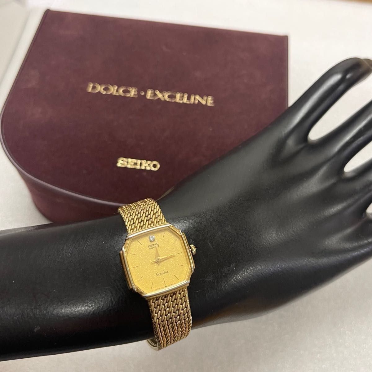 稼働 美品 SEIKO EXCELINE 80年代 エクセリーヌ ダイヤモンド 稼働 美品 SEIKO EXCELINE 80年代 エクセリーヌ ダイヤモンド