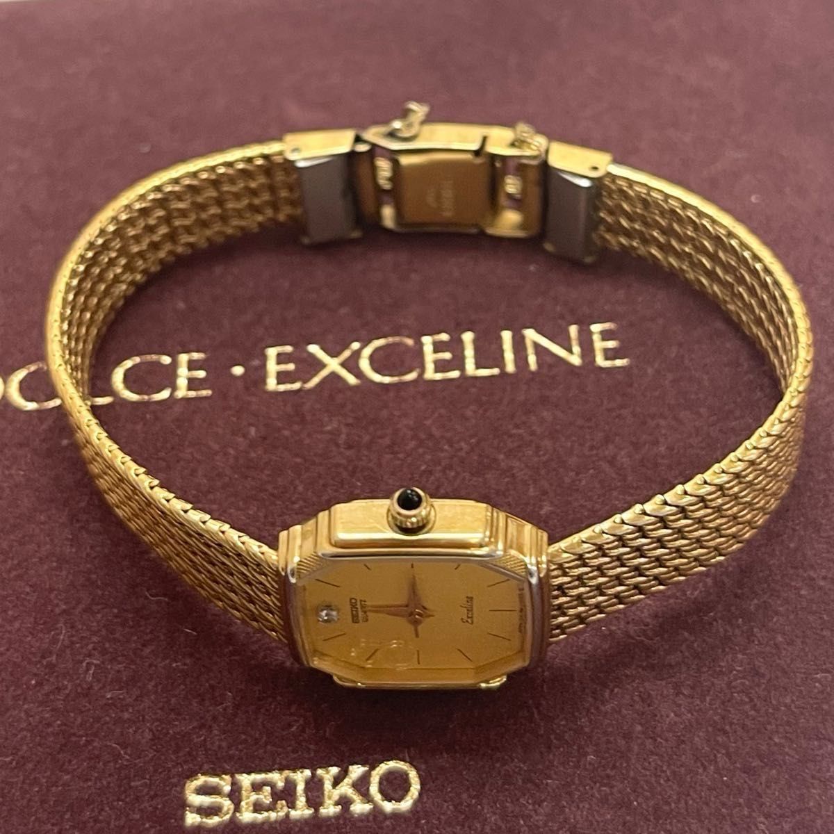 稼働 美品 SEIKO EXCELINE 80年代 エクセリーヌ ダイヤモンド 稼働 美品 SEIKO EXCELINE 80年代 エクセリーヌ ダイヤモンド