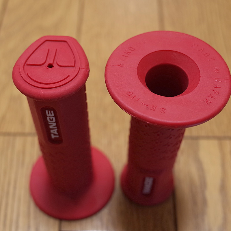 TANGE OLD BMX グリップ赤 TANGE OLD BMX グリップ赤