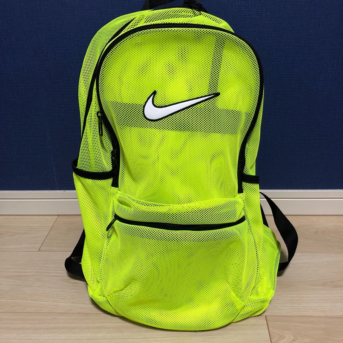 Paypayフリマ 美品 Nike ブラジリアメッシュバックパック イエロー Paypayフリマ 美品 Nike ブラジリアメッシュバックパック イエロー