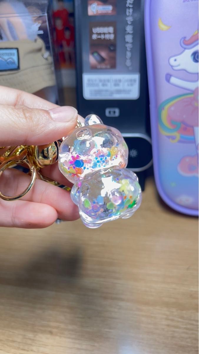 LABUBU オイルラブブ ハーバリウム 置物.ラブブ マスコット キーホルダー