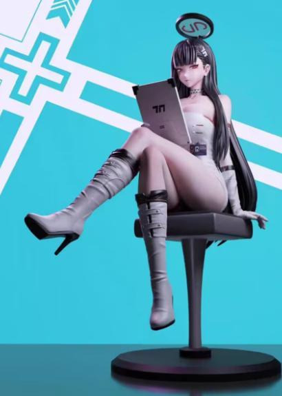 ファッションなデザイン ブルーアーカイブ 調月リオ ガレージキット フィギュア その他