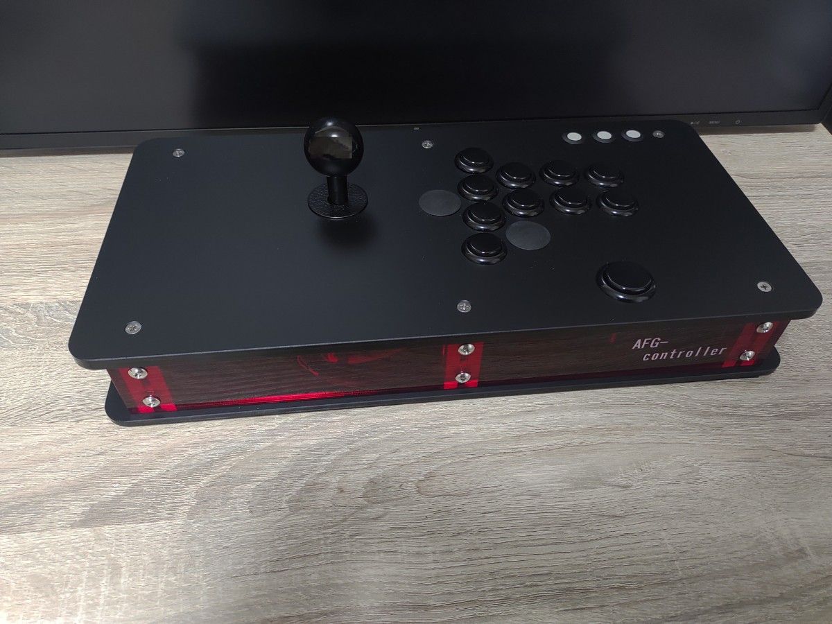 静音 アケコン AFG-コントローラー type-alpha+ レバータイプ 静音 アケコン AFG-コントローラー type-alpha+ レバータイプ