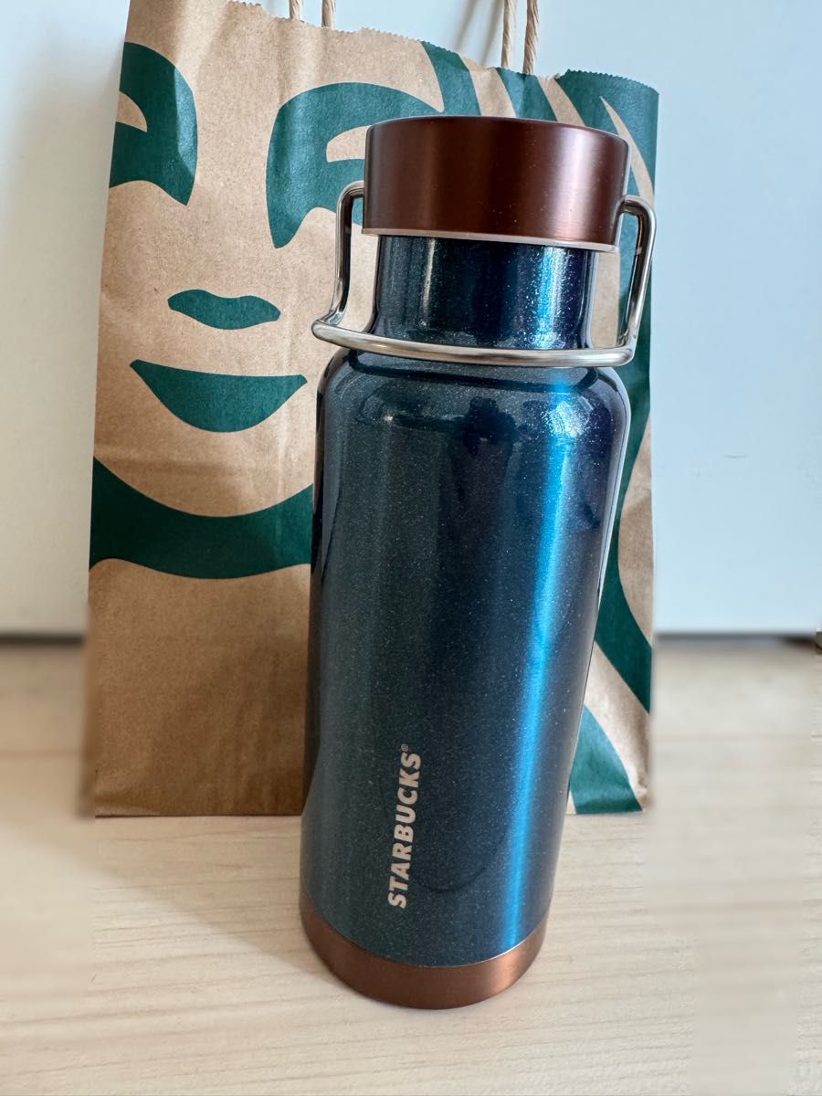 スタバボトル ハンドルリッドステンレスボトルブルー473ml スタバボトル ハンドルリッドステンレスボトルブルー473ml