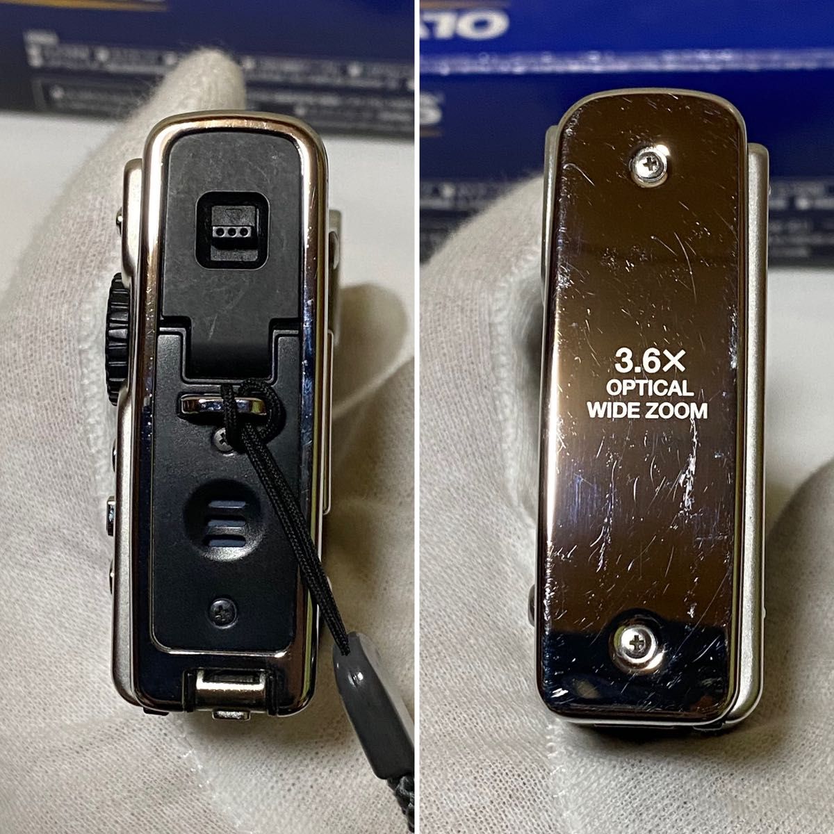 動作確認済み OLYMPUS デジタルカメラ μ1030SW シルバー 付属品 動作確認済み OLYMPUS デジタルカメラ μ1030SW シルバー 付属品