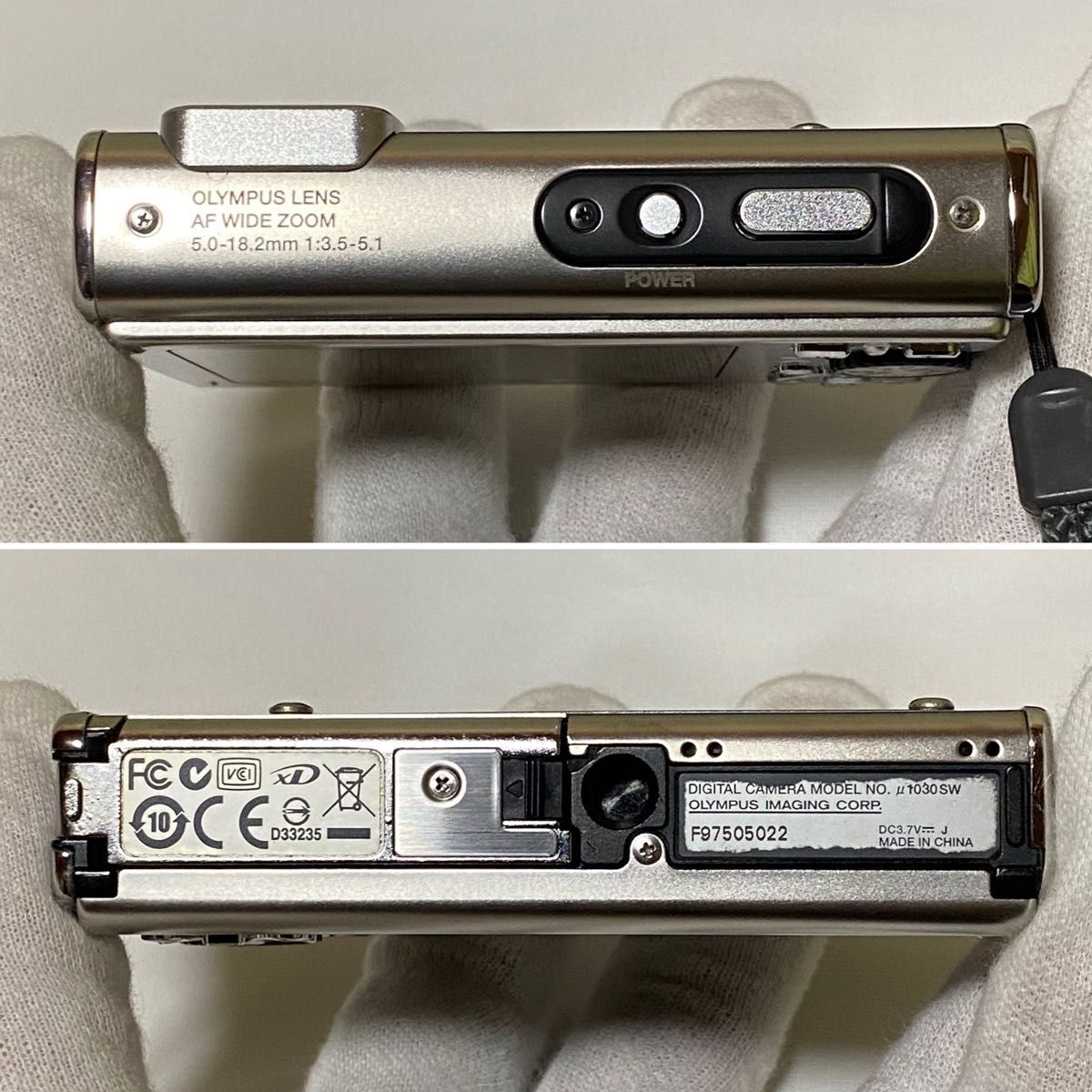 動作確認済み OLYMPUS デジタルカメラ μ1030SW シルバー 付属品 動作確認済み OLYMPUS デジタルカメラ μ1030SW シルバー 付属品