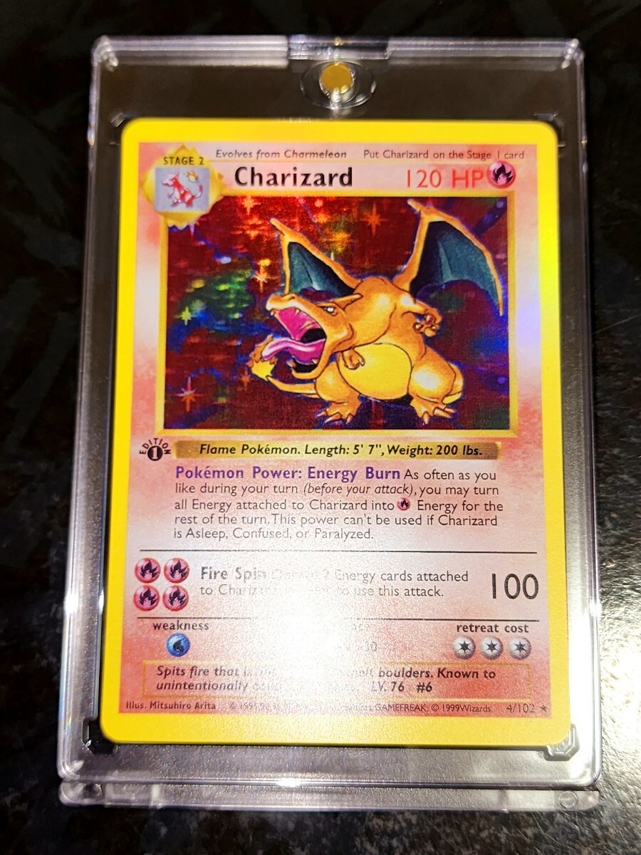 英語版初期 ポケモンカード Charamander shadowless Yahoo!オークション - 【ポケモンカード】Shadowless Charizard
