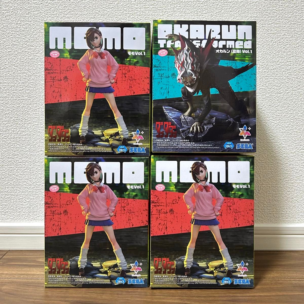 未開封 ダンダダン モモ&オカルン フィギュア 4点セット 未開封 ダンダダン モモ&オカルン フィギュア 4点セット