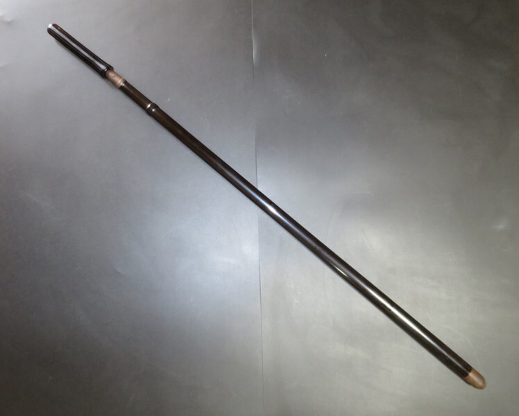 ★★ お籠槍 ★★【研ぎ出し柄】　全長　106ｃｍ（鞘含む）　103ｃｍ(鞘なし)　袋付き