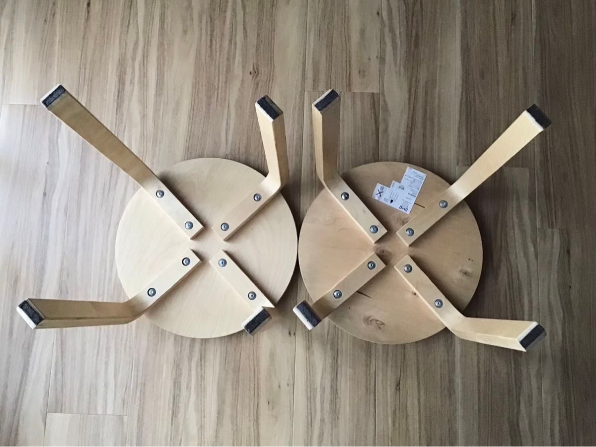 廃盤品】IKEA(イケア) FROSTA チェア クッション 付き 2脚 廃盤品】IKEA(イケア) FROSTA チェア クッション 付き 2脚