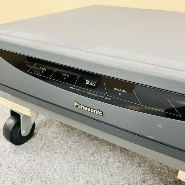 H335-Z18-96 Panasonic NV-FS800C Panasonic S-VHS video deck video deck image equipment consumer electronics Showa Retro retro 