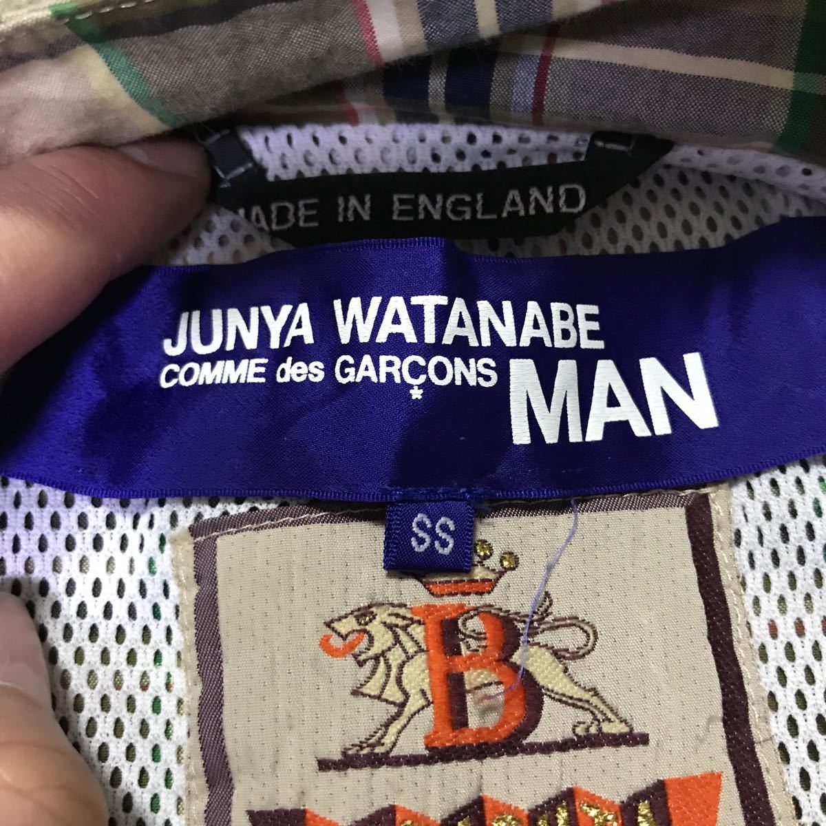 美品別注コラボ！英国製ジュンヤワタナベ×バラクーダジャケットSS/JUNYA WATANABEギャルソン限定_画像4