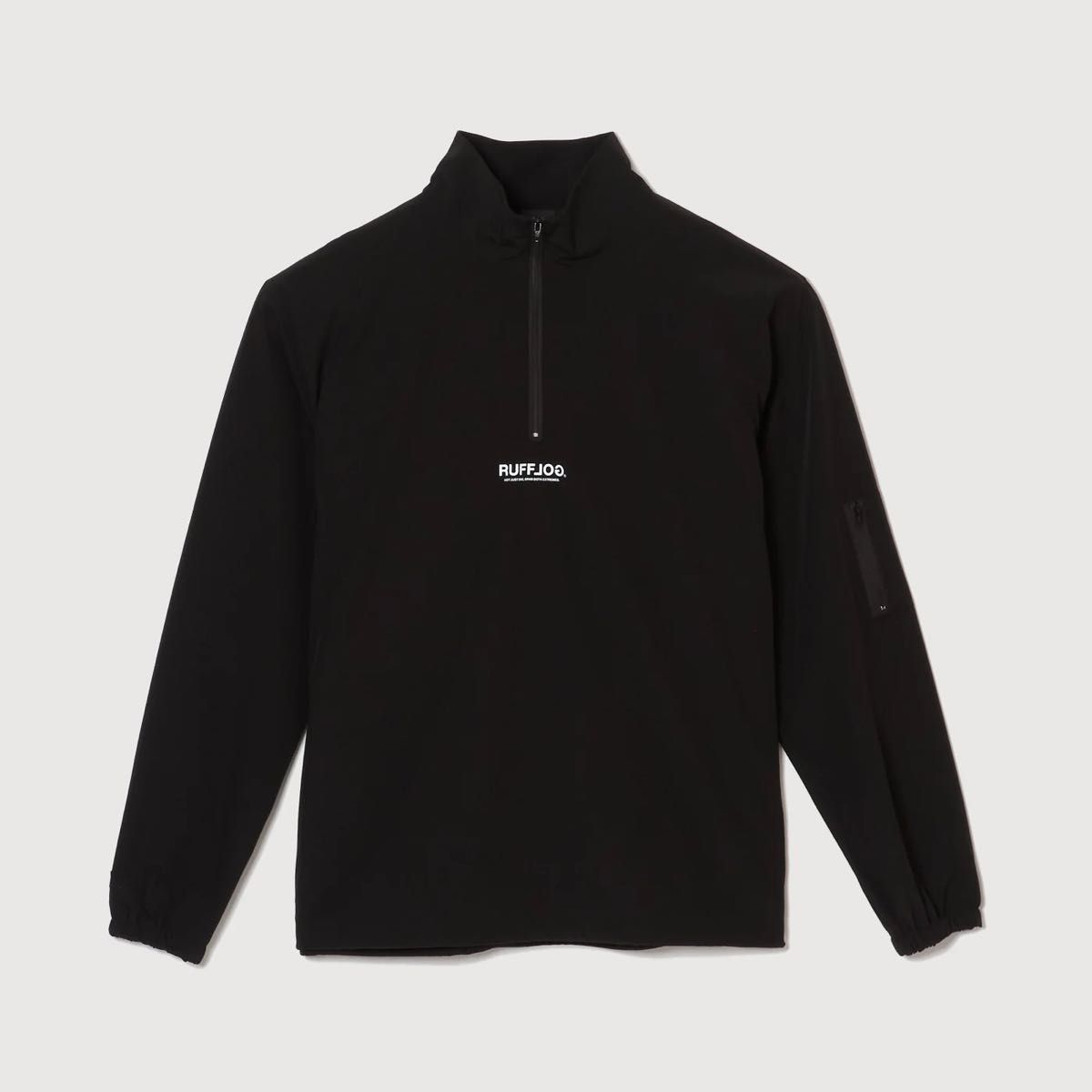 ブラック 黒M 完売品 ラフロッグ メンズ 秋冬 ハーフジップ ブラック 黒M 完売品 ラフロッグ メンズ 秋冬 ハーフジップ